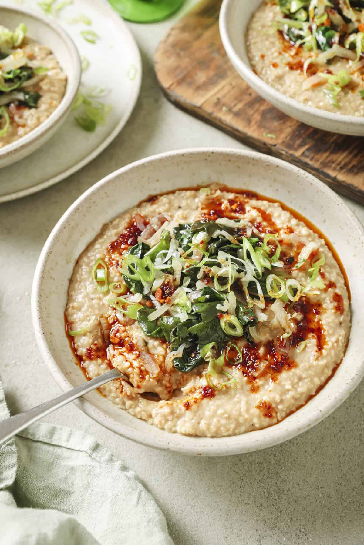 Ditch Sweet Oats: Satisfying Savory Oatmeal with Egg & Bacon